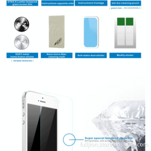0.2mm 2.5D Tempered Glass Screen Protector for iPhone 5S